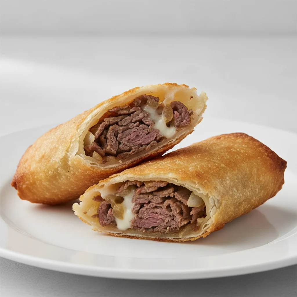 Cheesesteak Spring Roll
