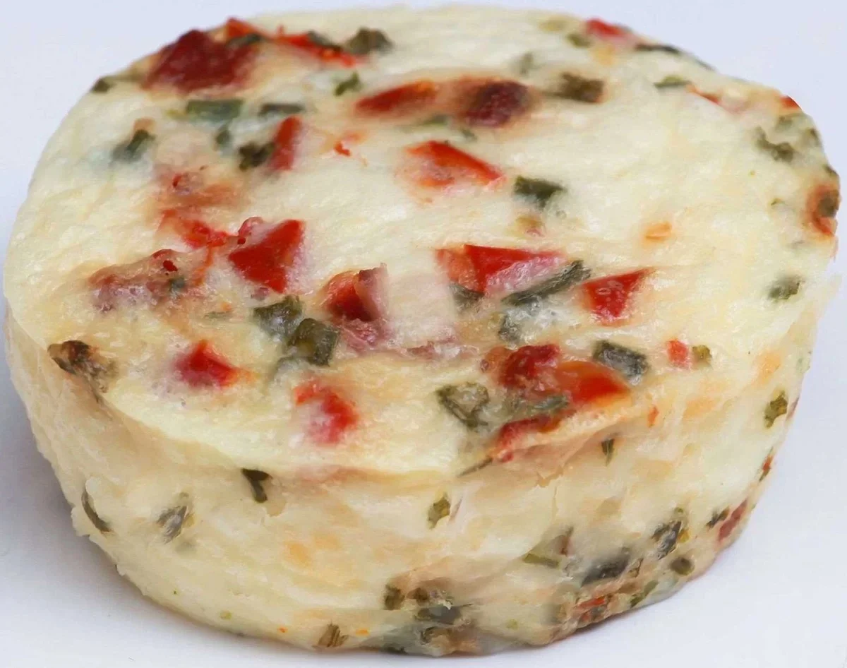 Three Cheese And Vegetable Egg White Bite