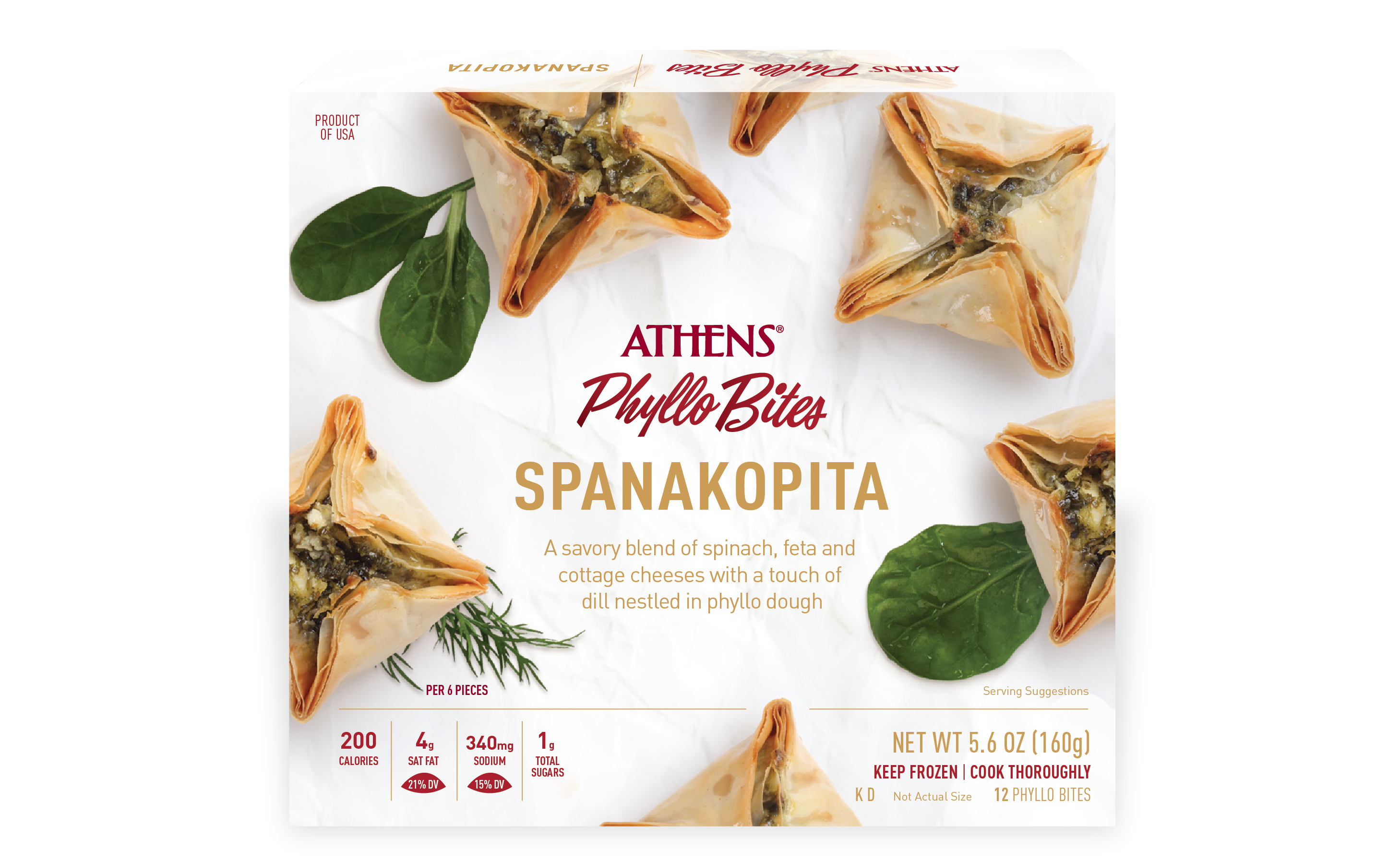 Mini Spanakopita Phyllo Bites