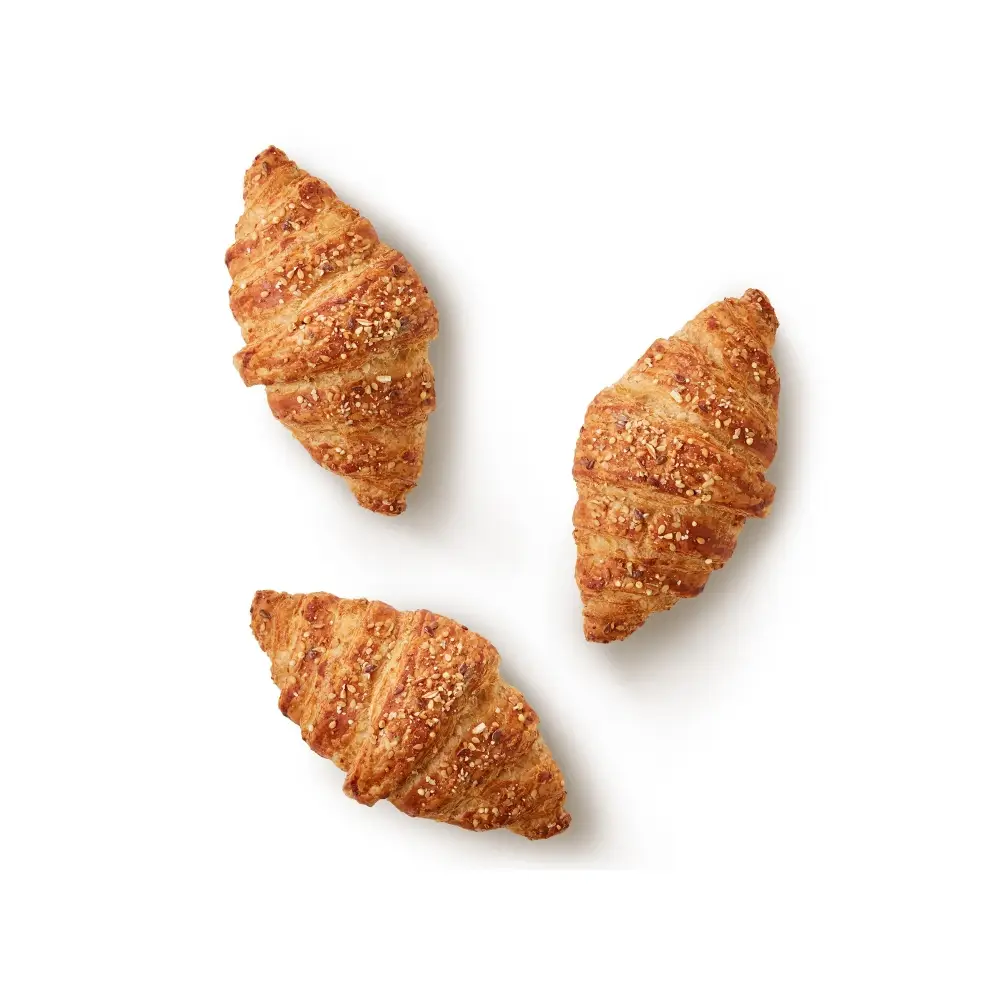 Raw Mini Multigrain Croissants