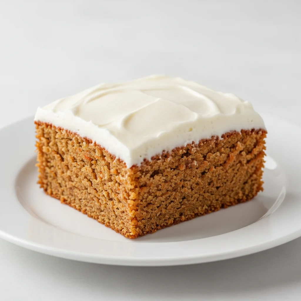 Iced Carrot Sheet Cake