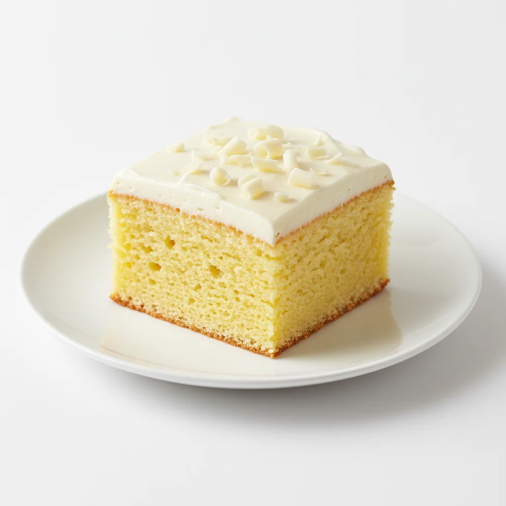 Golden Iced Sheet Cake