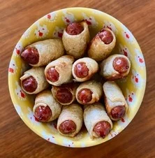 Swiss Cheese Pigs In A Blanket