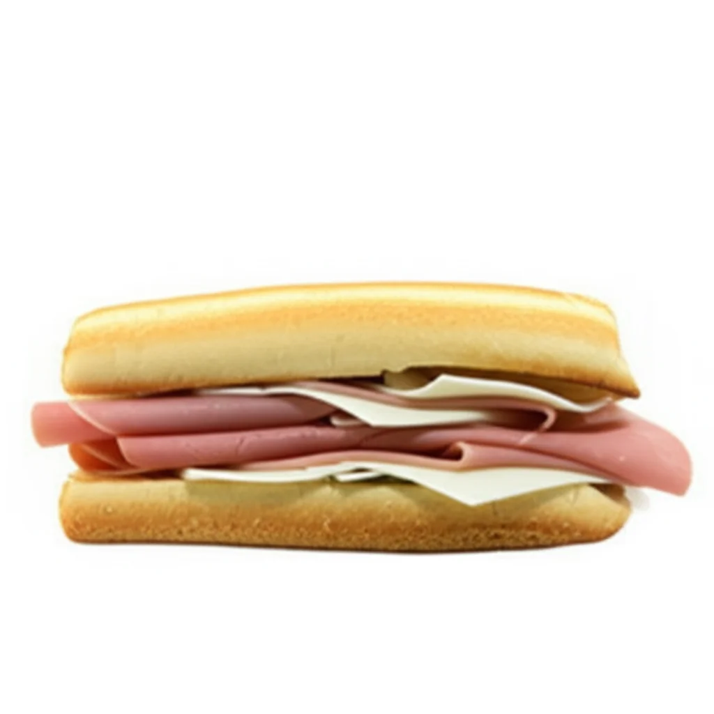 Individually Wrapped Ham And Swiss Panini