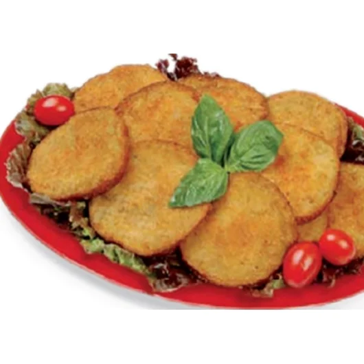 Breaded Eggplant Round