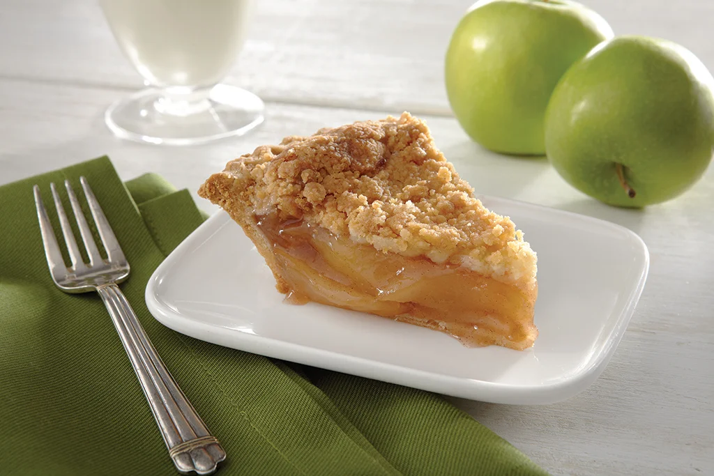 Presliced Dutch Apple Pie