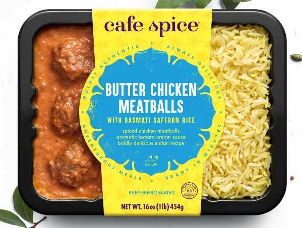 Butter Chicken Meatball Combo