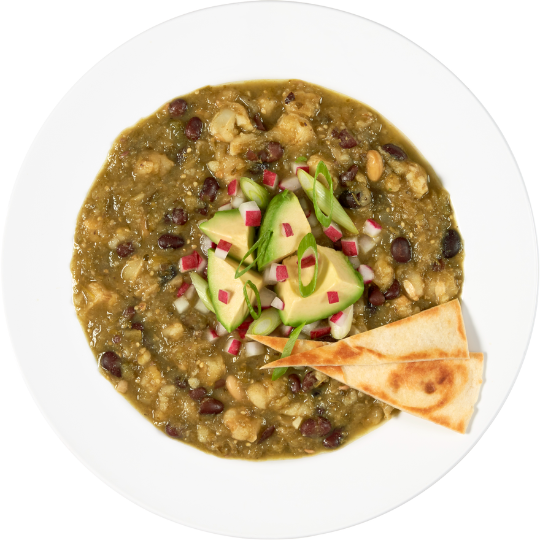 Green Chile Posole Soup