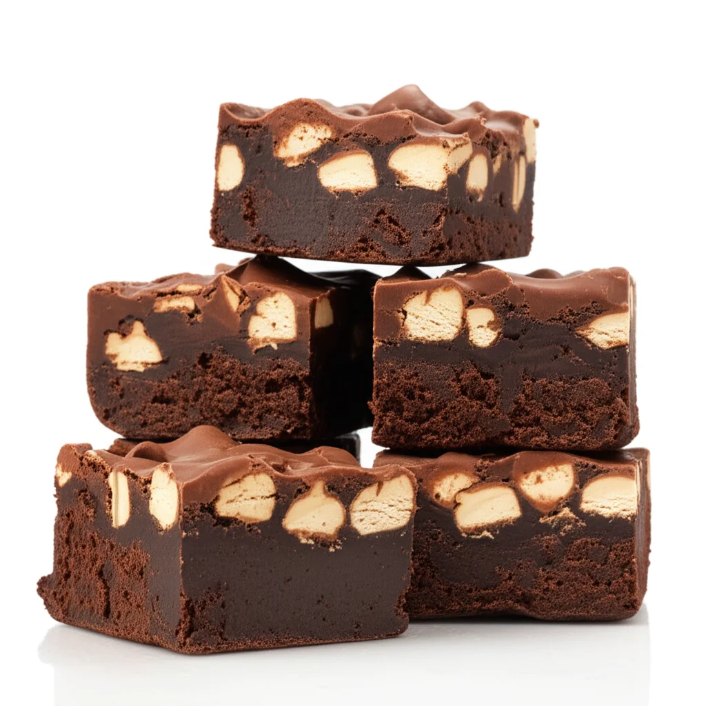 Rocky Road Brownie Bars Precut