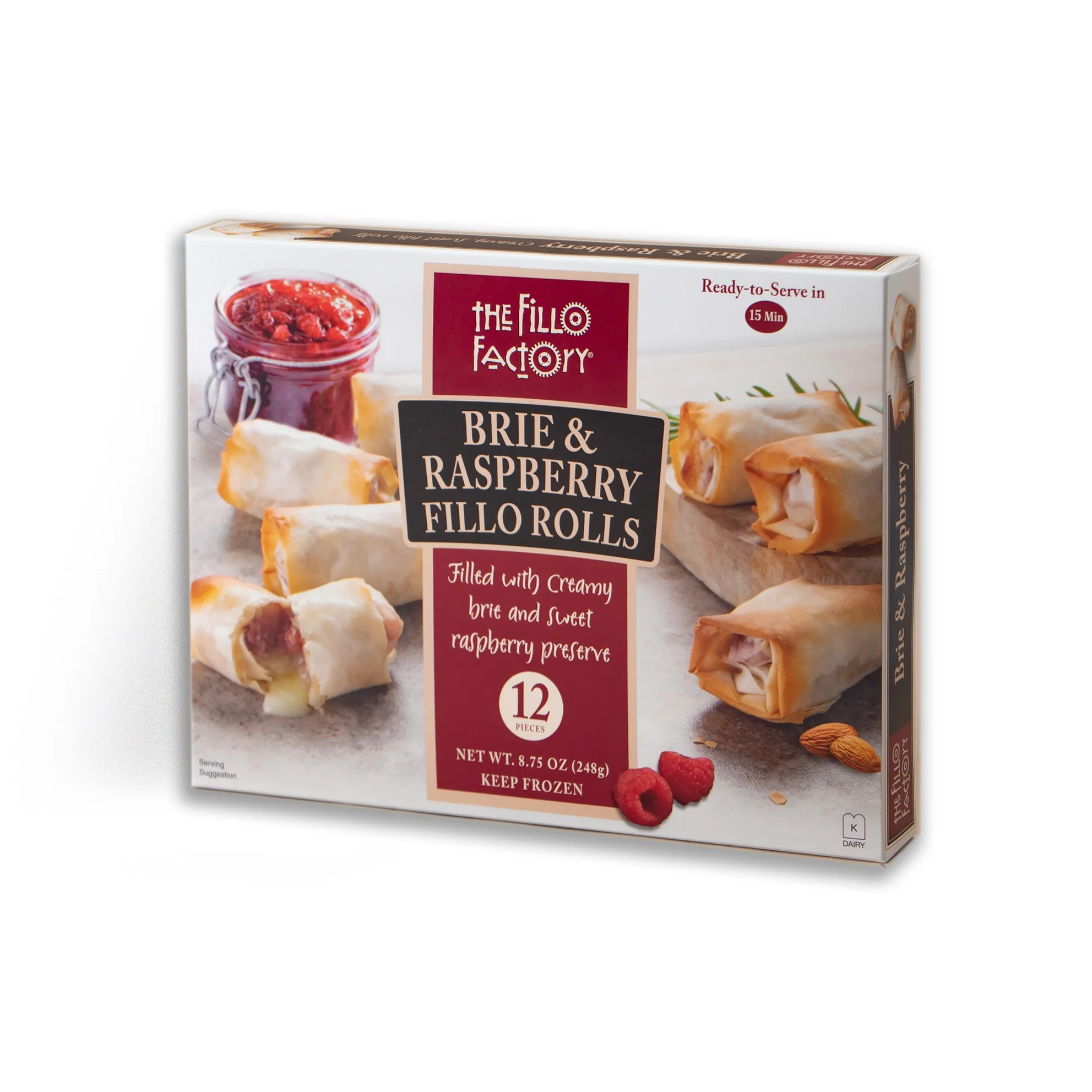 Brie And Raspberry In Filo