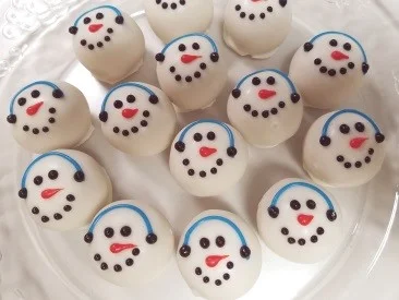 Snowman Cake Truffles