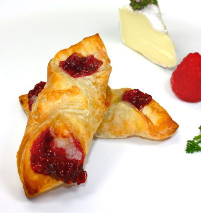 Mini Raspberry & Brie Puff
