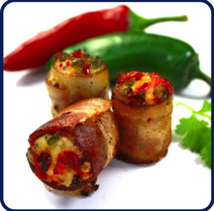 Jalapeno Chicken Wrapped In Bacon Bites
