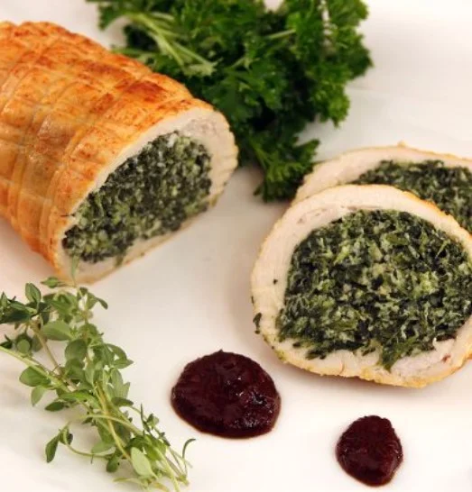 Chicken Florentine Roulade