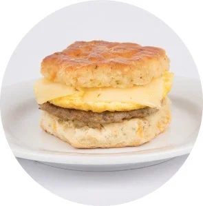 Individually Wrapped Spicy Sausage Jalapeno Biscuit