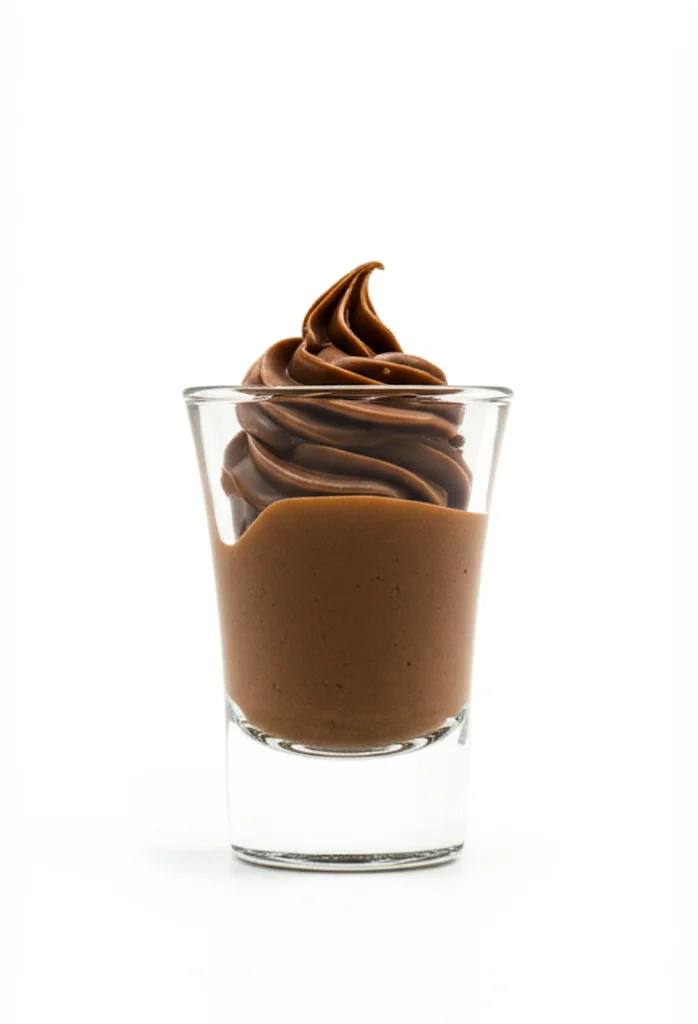 Double Chocolate Mousse Shot Glass