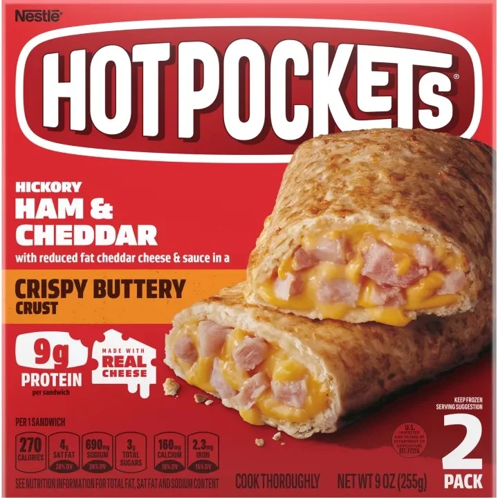 Ham And Cheese Hot Pockets