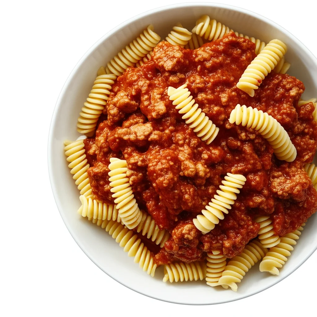 Rotini W/ Meat Sauce