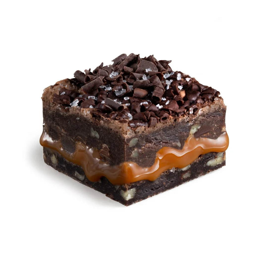 Salted Caramel Brownie Slab