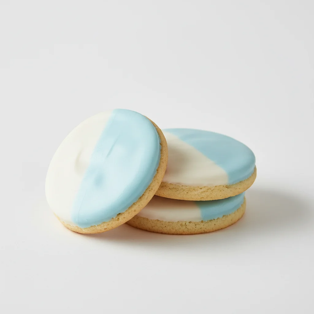 Blue And White Cookies