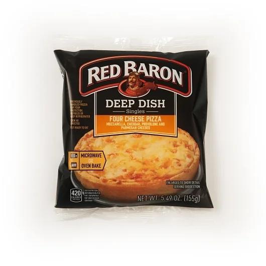 Individually Wrapped 5" Deep Dish Four Cheese Pizza