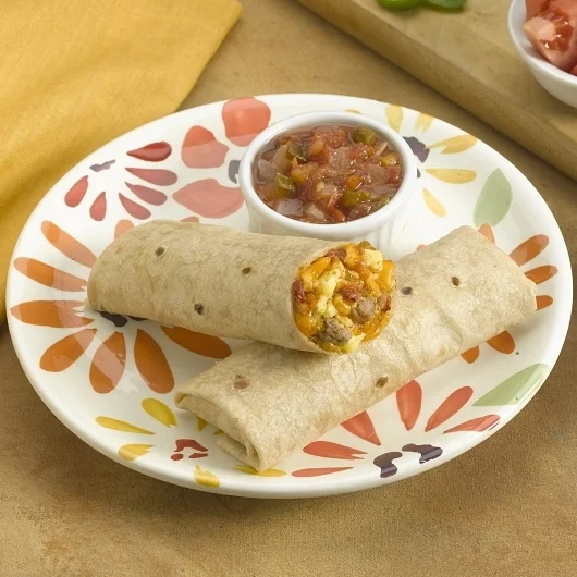 Turkey Sausage Egg Chz Burrito
