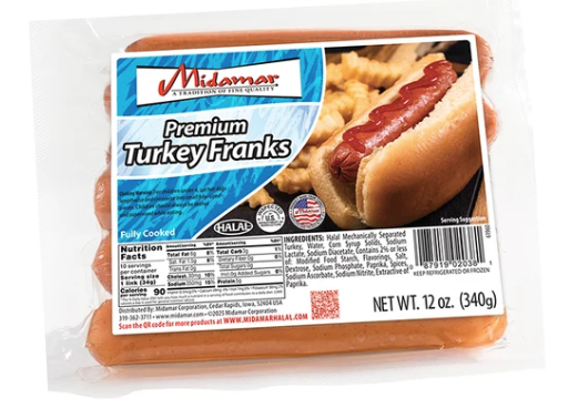 Halal Turkey Franks