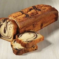 Sliced Marble Yogurt Loaf