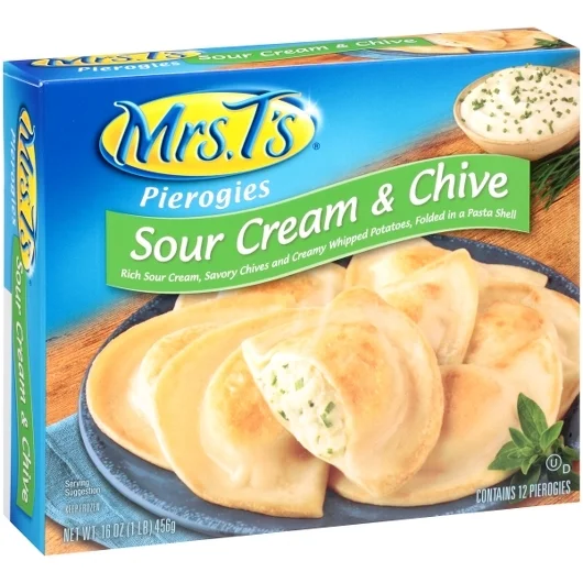 Potato Sour Cream Chive Pierogies