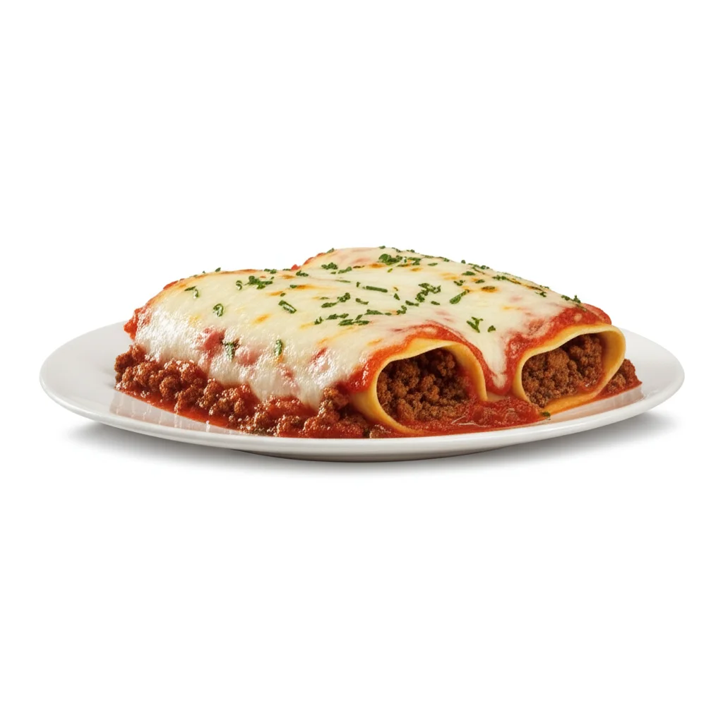 Meat Lasagna Roll Up