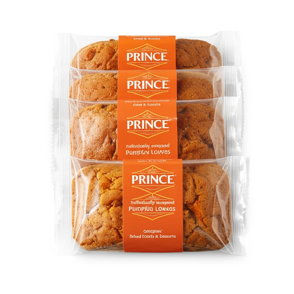 Individually Wrapped Pumpkin Loaves