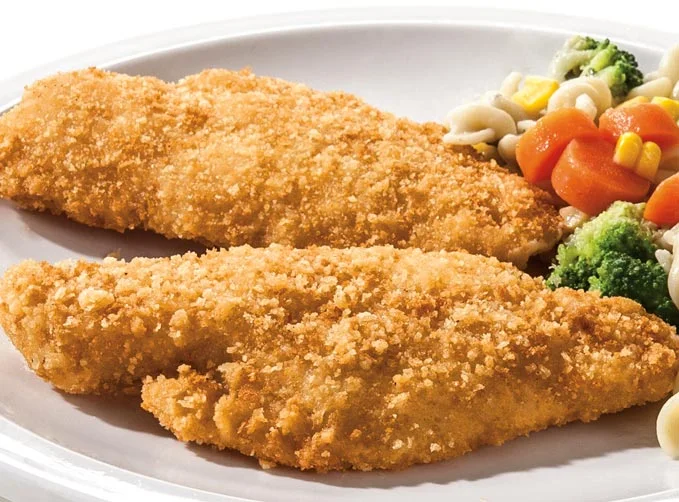Raw 4oz Breaded Flounder Filet