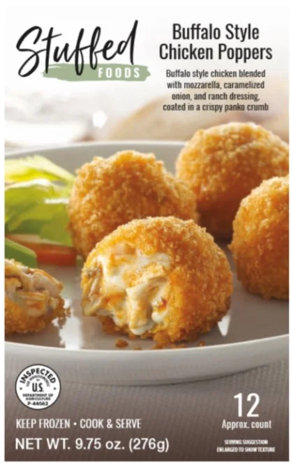 Buffalo Chicken Poppers