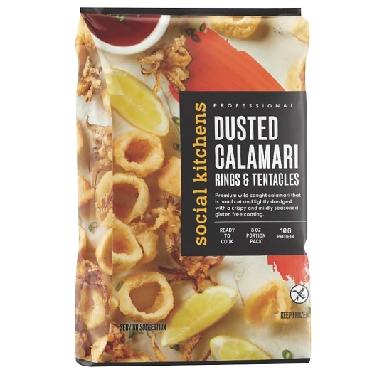 Dusted Calamari Portions