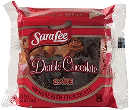Individually Wrapped Chocolate Cake Snack Pack