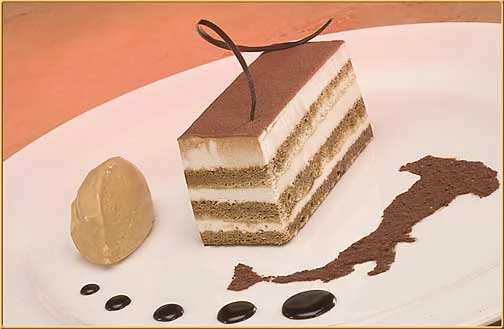 Tiramisu Strip Cut