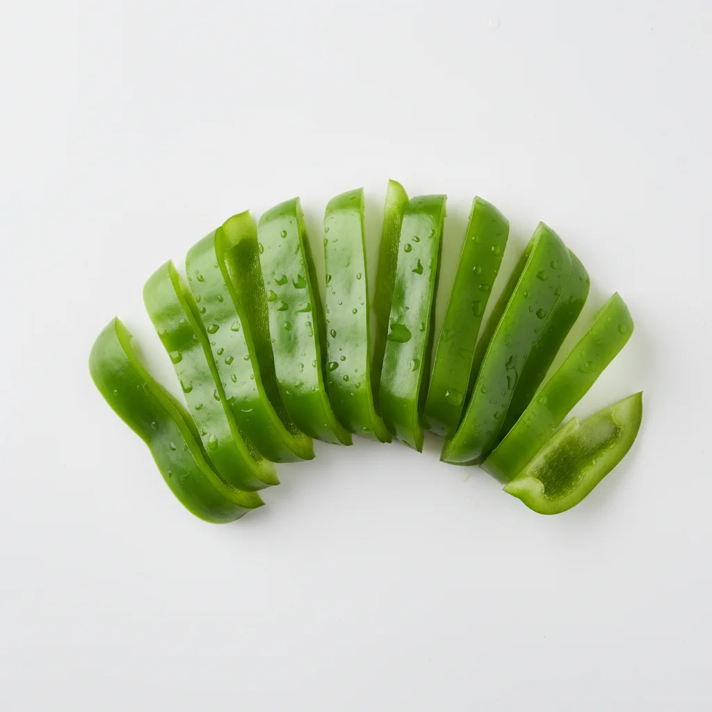 Sliced Green Peppers