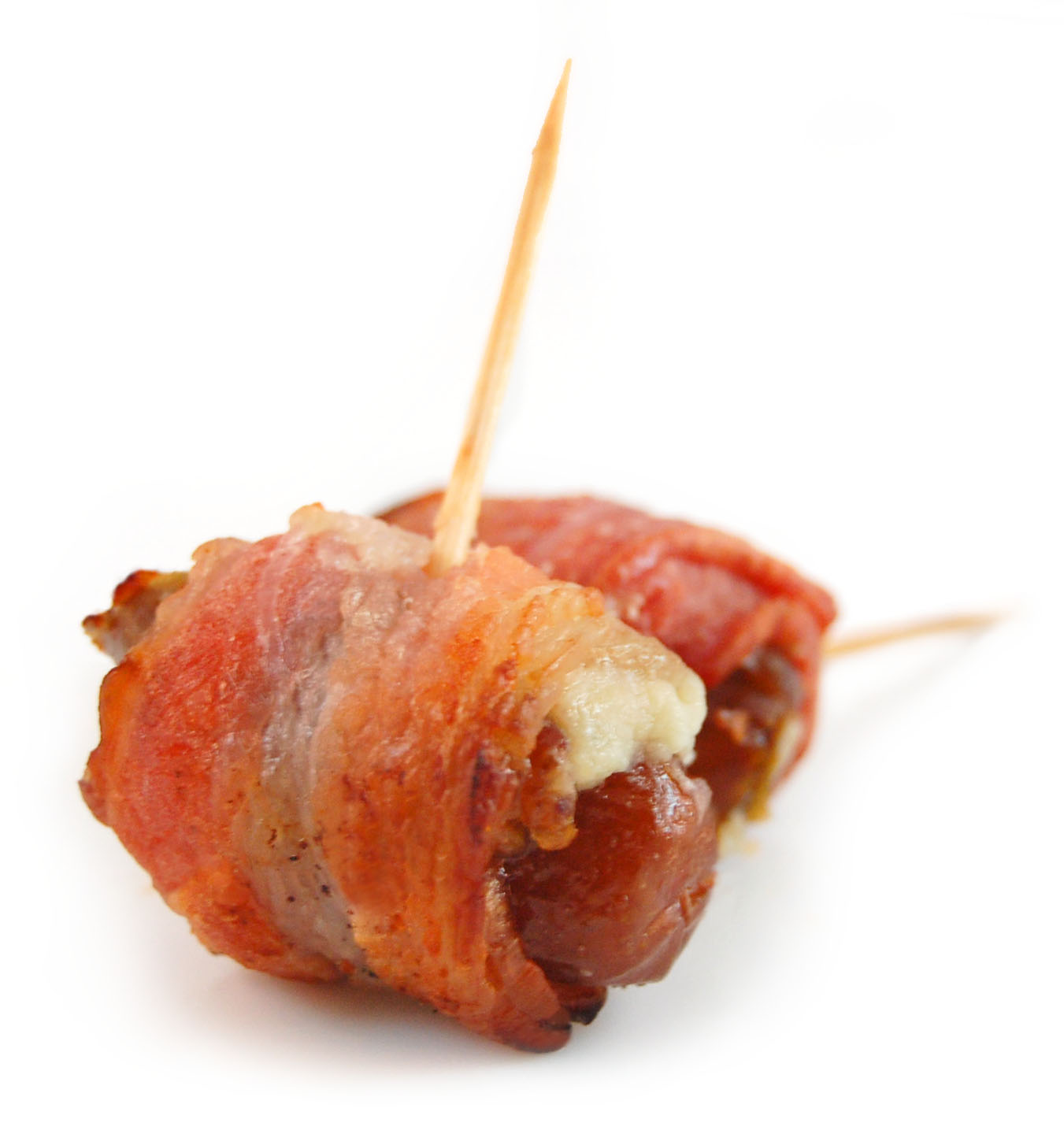 Blue Cheese Dates Wrapped In Bacon