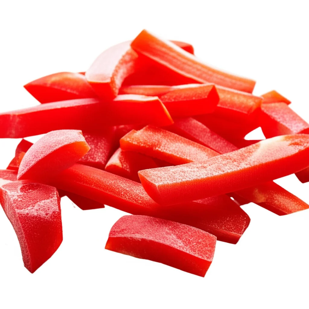 Iqf Sliced Red Peppers